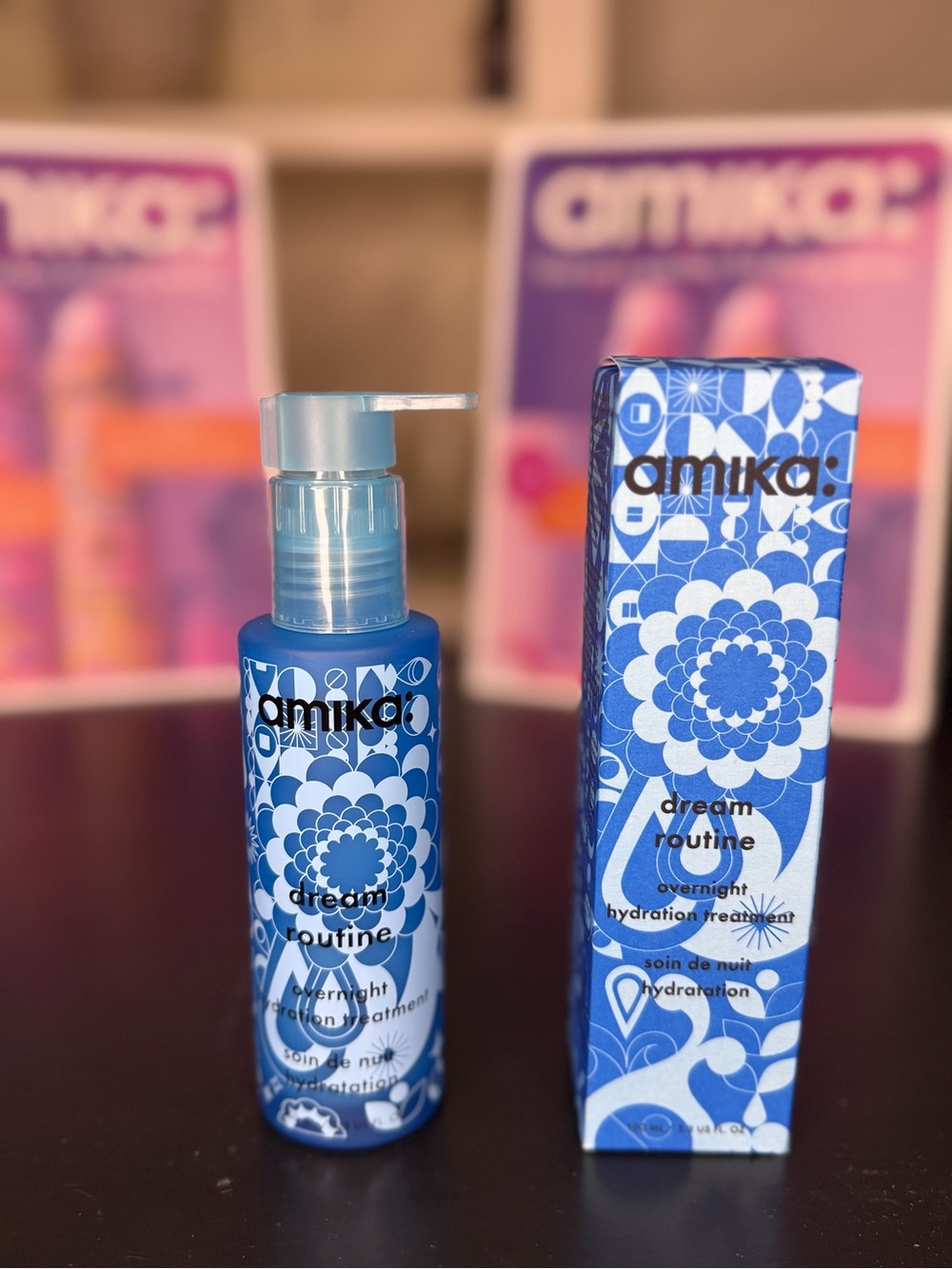 amika Dream Routine Overnight Hydration Treatment - Blue